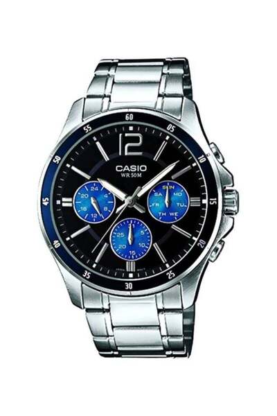 Casio Men's Water Resistant Analog Watch MTP-1374D-2ADF