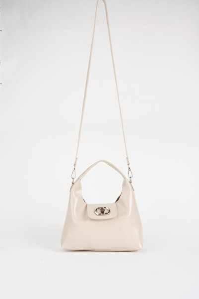 Vivaq Women's Mink Faux Leather Flip Lock Closure Handbag and Shoulder Bag