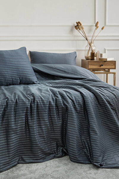 BESTİNA GOLD Cotton Satin Single Duvet Cover Set