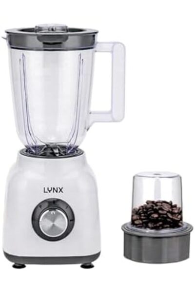 LYNX Electric Blender with Grinder, High Power Motor, Multi-Angle Blades, Multi-Gear Adjustment, 400