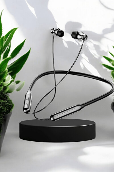 Marsilyan Boyun Bantlı Kablolu Kulaklık ANC Özelliği Uzun Şarj Süreli Sporcu ...