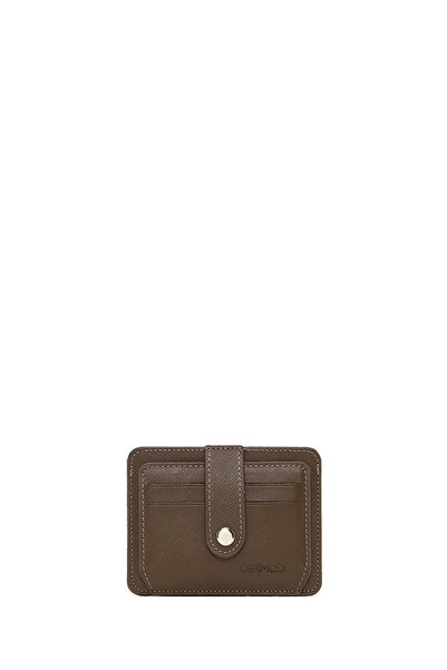 Derimod Men's Mink Leather Card Holder 000A2D3073Cv