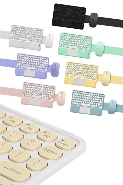 AyrStore Bluetooth Touchpad Klavye 10.9 Inch Kablosuz Wifi Q Klavye Slim