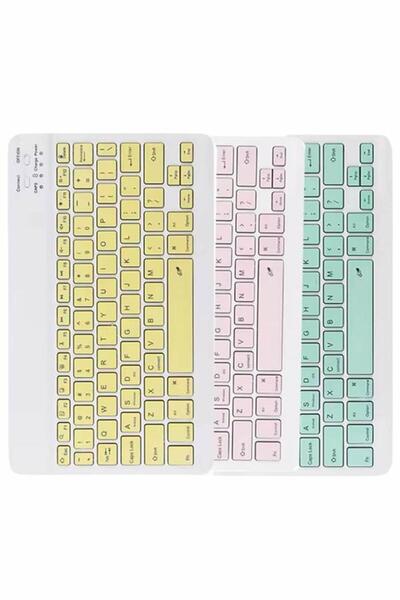 AyrStore Bluetooth Şarj Edilebilir Mini Q Klavye Kablosuz Taşınabilir