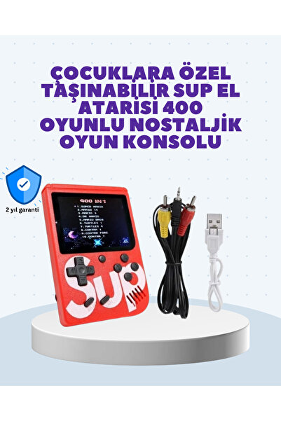 Genel Markalar Şarjlı Taşınabilir El Oyun Konsolu 400 Oyun - HS2425-9939