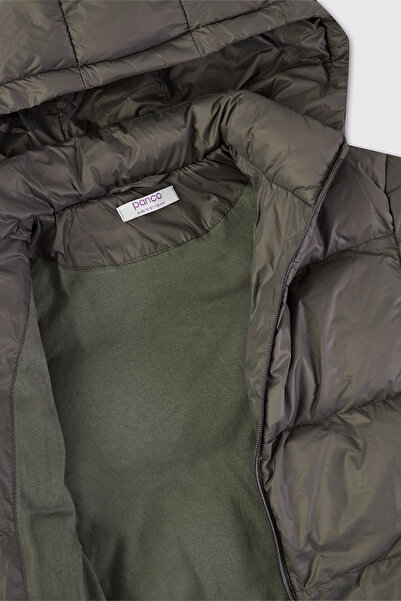 Panço Boy's Grey-Melange Coat