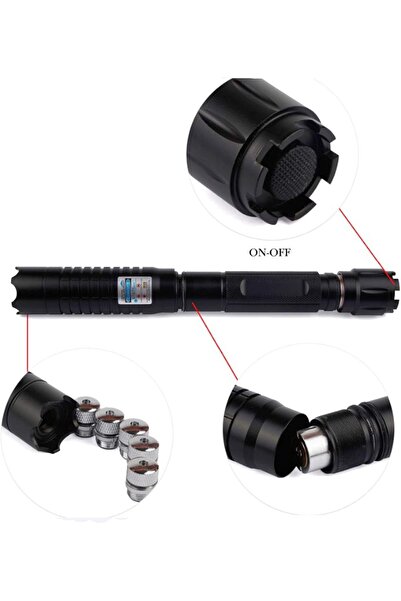 Generic Outdoor High Power Blue Light Flashlight