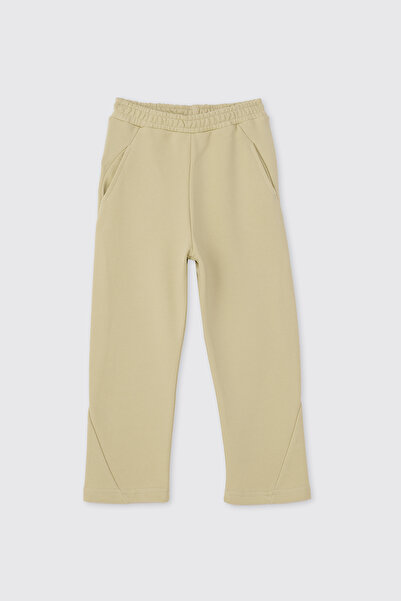 Panço Erkek Bebek Beli Lastikli Yeşil Eşofman Altı