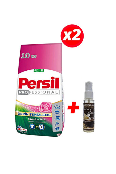 Persil 2x Professional Automatic Detergent 10 kg + 1 Gift Perfume