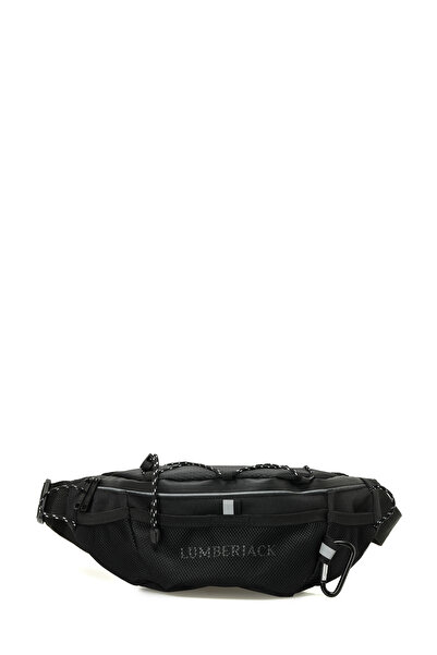lumberjack REFLECTOR BLACK WAIST 5PR Siyah Unisex Bel Çantası