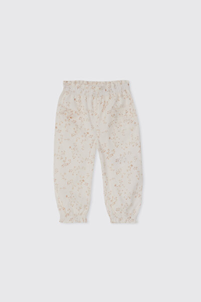 Panço Patachou Yenidoğan Büzgü Detaylı Bej Pantolon