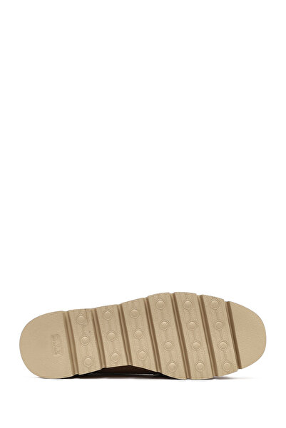 Derimod Kadın Vizon Kalın Tabanlı Süet Deri Comfort Loafer 25AFD154110