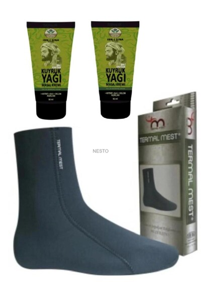 Genel Markalar İbni Sina Kuyruk Yağı Masaj Kremi 2 X 50 ml Su ve Isı geçirmey...