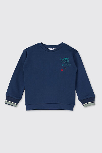 Panço Erkek Bebek Lacivert Sweatshirt