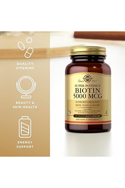 Solgar Biotin 5000 Mcg 1 Pack (1 X 1 Piece)
