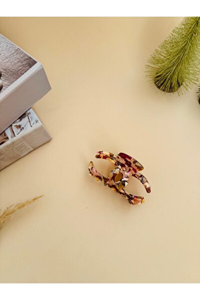 Maral Accessories Çok renkli kemik mandal Toka