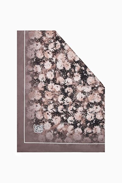 Levidor Σάλι καφέ με γαλακτώδες χρώμα