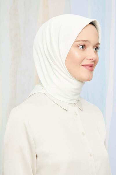 Levidor Ασπρόμαυρο βαμβακερό κασκόλ με τετράγωνο κόψιμο