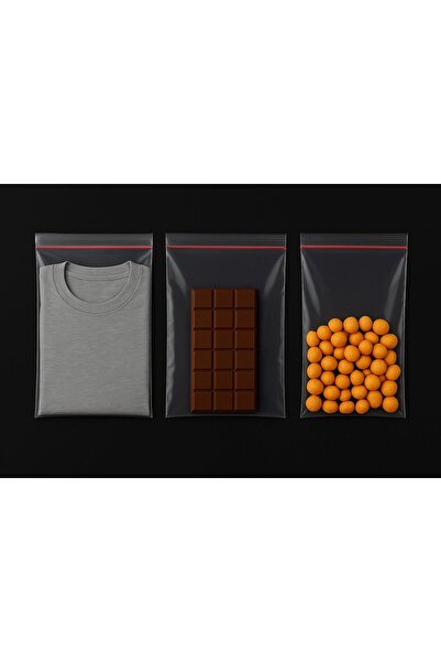 Ambalaj Evi Transparent Taped Adhesive Gelatin Bag 40X45 cm 500 Pieces Opp