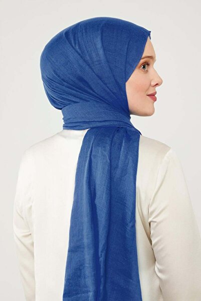 Levidor Mavi Düz Hawai Şal