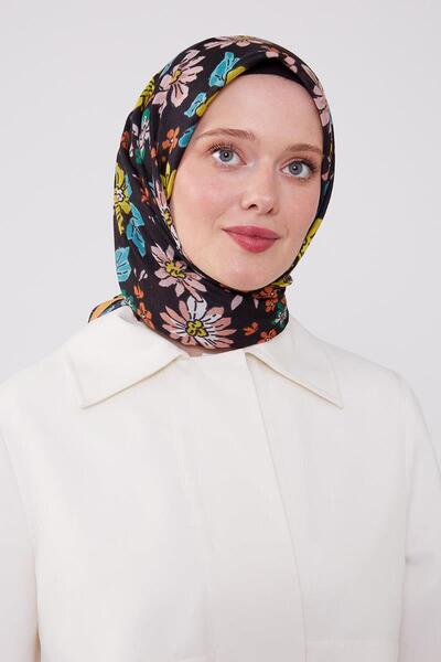 Levidor وشاح قطني أسود من باباتيا