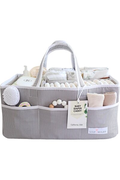 genernic منظم حفاضات ليلي مايلز بيبي - كبير، رمادي