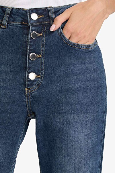 DeFacto Mia Flare Fit Normal Waist Long Jean Pants F2961Ax25Wn