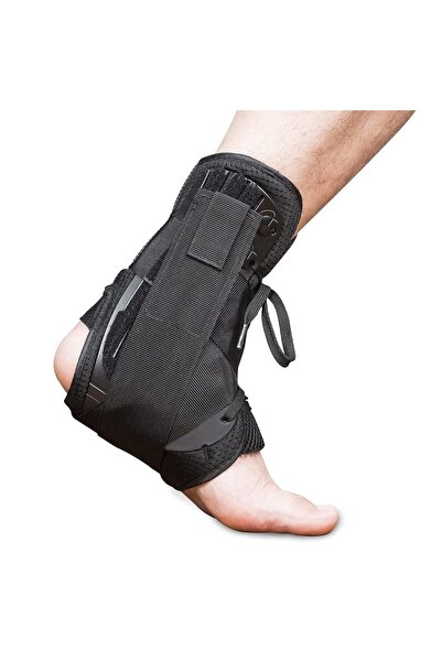 MAKINGTEC دعامة الكاحل برباط للرجال والنساء (متوسط)