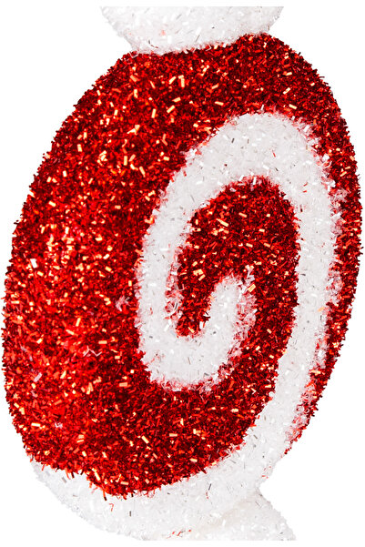 Herdekora Christmas Tree Ornament, Candy Figure, Red-White - 20X36 cm