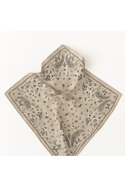 İpek Desert Silk Bej Bandana Fular