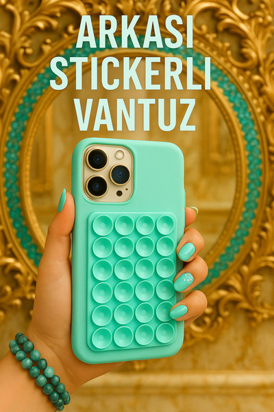 Case collection Vantuzlu Telefon Tutucu Slikon Araba Ayna Yapıştır Tüm Modell...