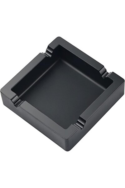 genernic OILP Silicone Cigar & Cigarette Ashtray, Large Black, Unbreakable, 4 Rests
