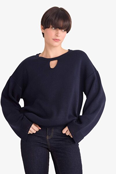 DeFacto Regular Fit Crew Neck Knitwear Sweater F4083Ax25Wn