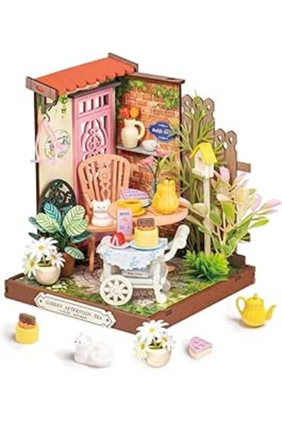 Margoun Fancy Tea Yard DIY Miniature House Kit (Holiday Restaurant)