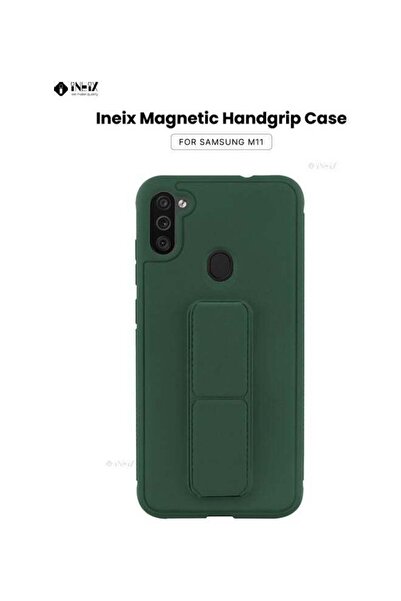 ineix جراب حامل يد مغناطيسي 3 في 1 لهاتف Samsung Galaxy M11