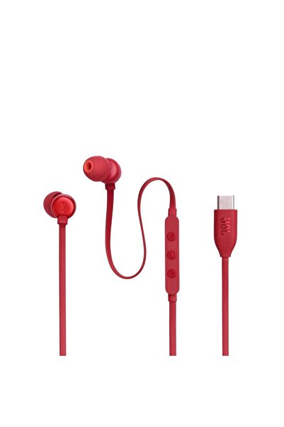 Generics ORIGINAL JBL Tune 310C Usb-C Red Wired Earbuds