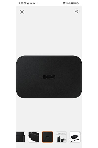 GenelTedarik Samsung Galaxy S23 Plus / S23 Ultra / S25 Plus / S25 Ultra Uyumlu 45W Hızlı Şarj Adaptörü