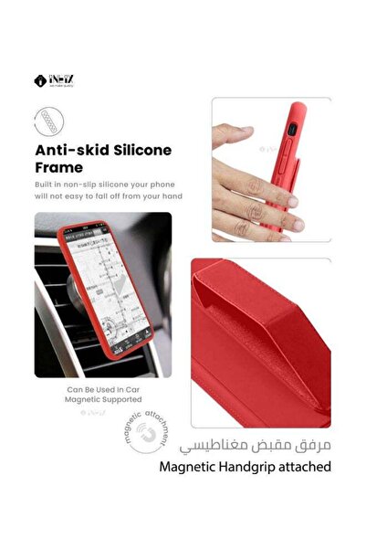 ineix 3-In-1 Magnetic Hand Grip Holder Case For Apple iPhone X,XS