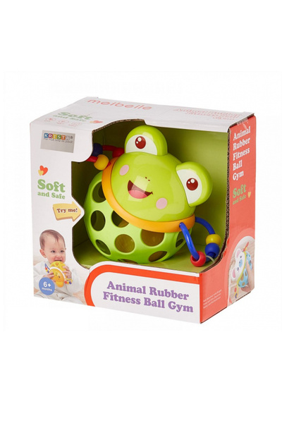 Krista Silicone teething toy - playful animals