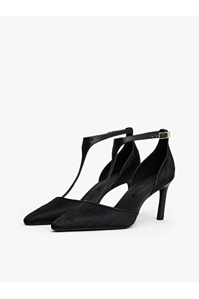 Tommy Hilfiger T-Bar Ankle Strap Stiletto Heels