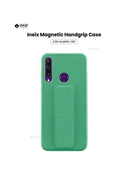 ineix حزام معصم مغناطيسي 3 في 1 مع حامل وغطاء جراب لهاتف Huawei Y6p
