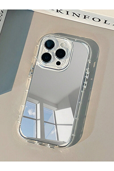 Take Two By Styli Transparent Mirror Back iPhone Case