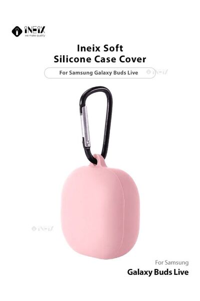 ineix غطاء سيليكون ناعم لسماعات سامسونج جالاكسي بادز لايف