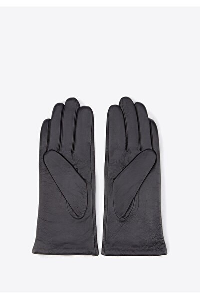 Wittchen Women's Gloves made of grain leather, black, leather