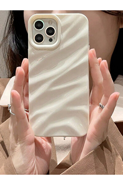 Take Two By Styli White iPhone Case with Textured Design