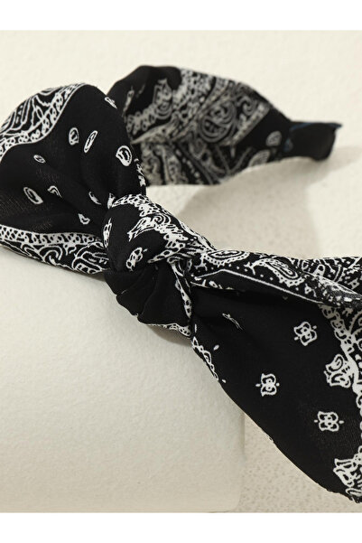 Take Two By Styli Graphic Printed Bow Headband