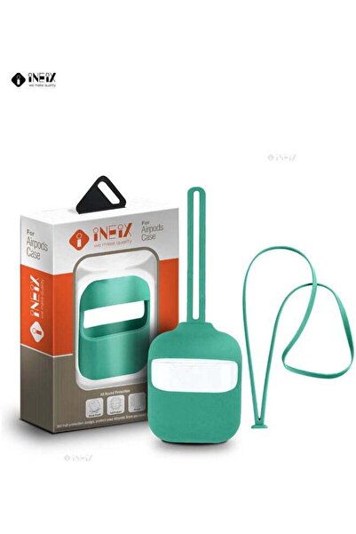 ineix 3-Piece Protective Case With Hanging Strap For Apple AirPods