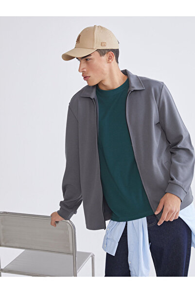 LC Waikiki Ανδρικό φούτερ με φερμουάρ XSIDE Polo Collar