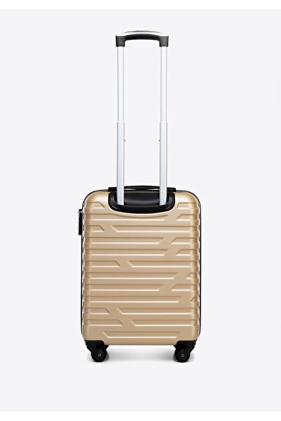 Wittchen Men's Cabin Suitcase made of ABS with a Geometric Pattern in Gold
