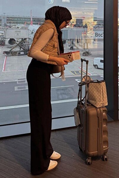 Şulemoda Giyim Pantaloni cu detaliu cu centură negri